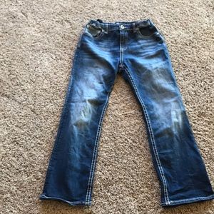 Boys size 14 bootcut jeans Bke Hudson